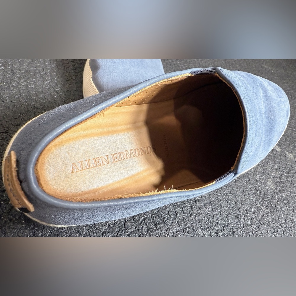 Allen Edmonds Holden Loaders Mens 8 D Beach Slip-On Comfort Casual Walking Suede - Picture 5 of 8